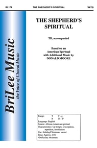 The Shepherd's Spiritual TB choral sheet music cover Thumbnail